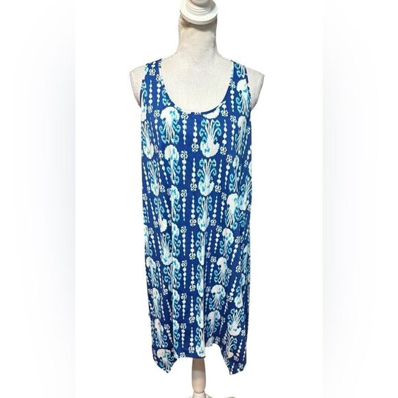 Lilly Pulitzer Melle Dress in Get In Line print M - Picture 2 of 5